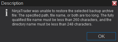 Click image for larger version

Name:	NT8 Backup restore error Sep 2021.PNG
Views:	269
Size:	6.1 KB
ID:	1171919