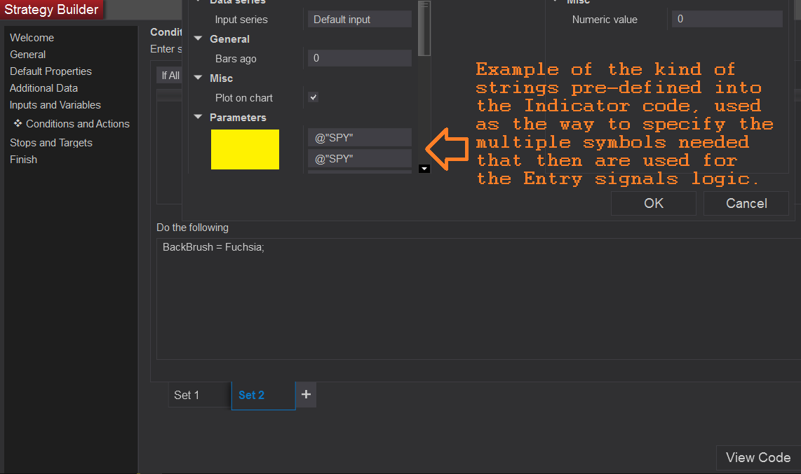 Click image for larger version

Name:	Strings that specify multiple symbols needed into the Indicator seems to be causing conflics at the moment to create a Strategy from it 1.png
Views:	222
Size:	35.7 KB
ID:	1184832