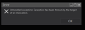 Click image for larger version

Name:	Unhandled exception.png
Views:	144
Size:	5.1 KB
ID:	1292709