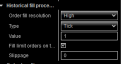 My historical fill process is set to High and based on 1 Ticks.
